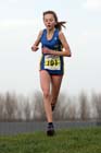 Sophie Burnett (Birtley) under-17 women 3rd North Eastern Cross Country, Champs., Temple Park, South Shields. Photo: David T. Hewitson/Sports for All Pics